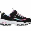 Girls' Skechers Little Kid & Big Kid D'Lites Strap Running Shoes