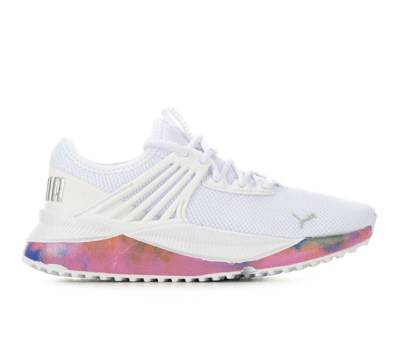 Girls' Puma Big Kid Puma Pacer Future Bleached Running Shoes - Image 2