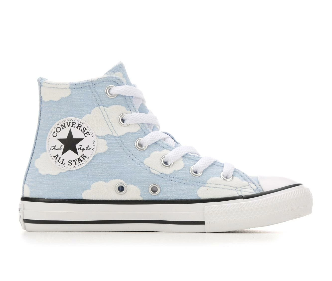 Girls' Converse Little Kid Chuck Taylor All Star Cloudy Mid Sneakers - Image 2
