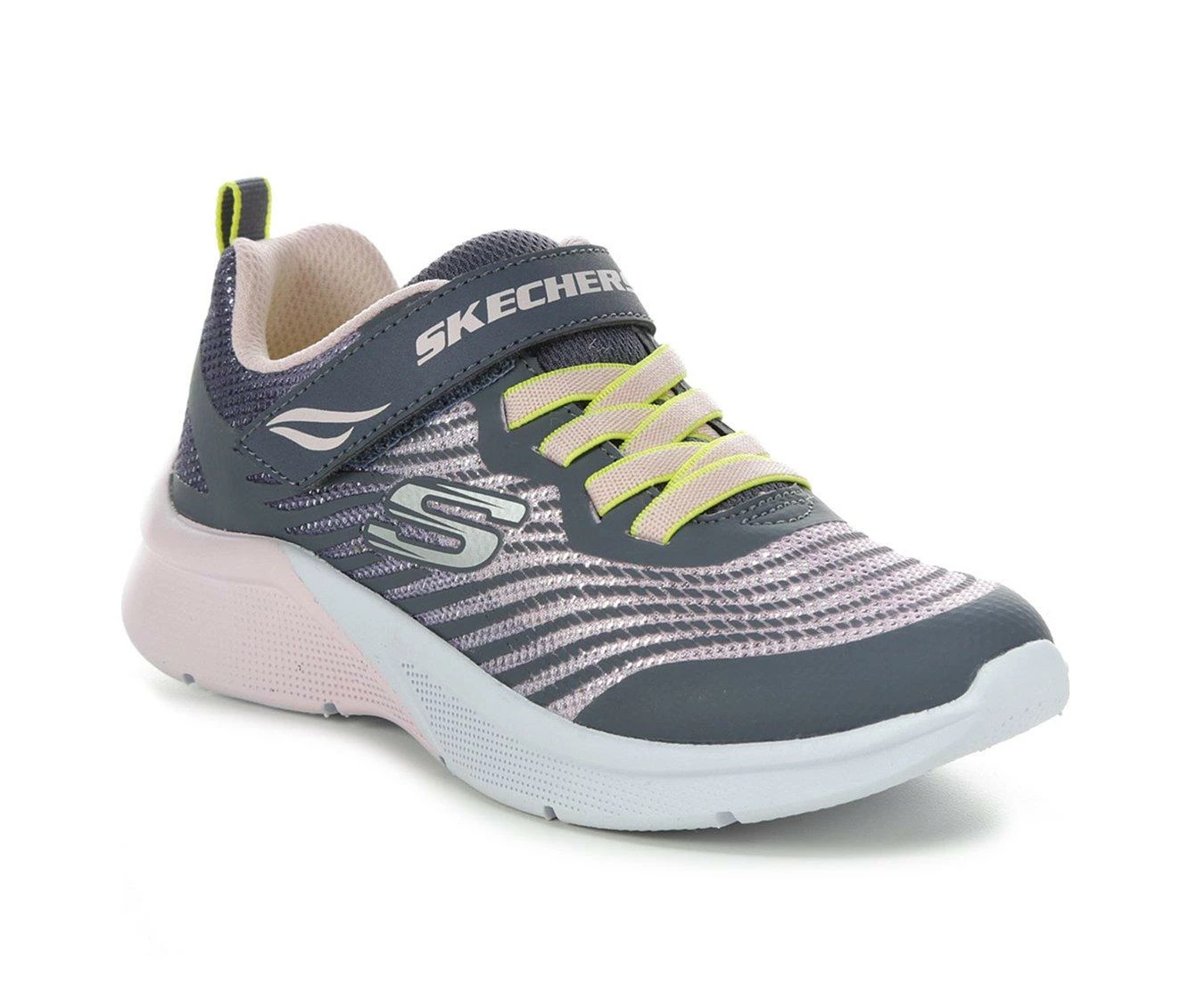 Girls' Skechers Little Kid & Big Kid Microspec Running Shoes - Image 3