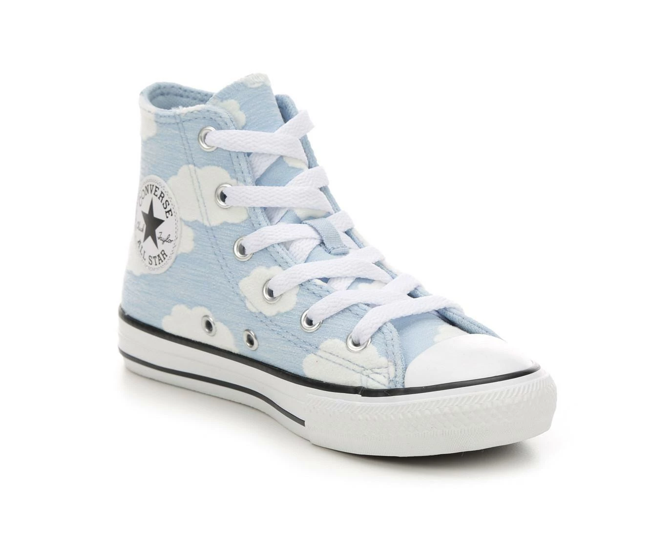 Girls' Converse Little Kid Chuck Taylor All Star Cloudy Mid Sneakers - Image 3