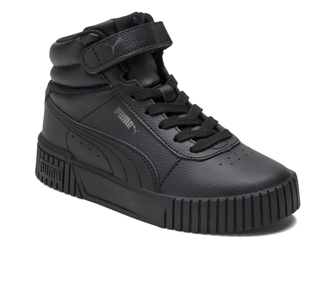 Girls' Puma Little Kid & Big Kid Carina 2.0 Mid Sneakers - Image 3