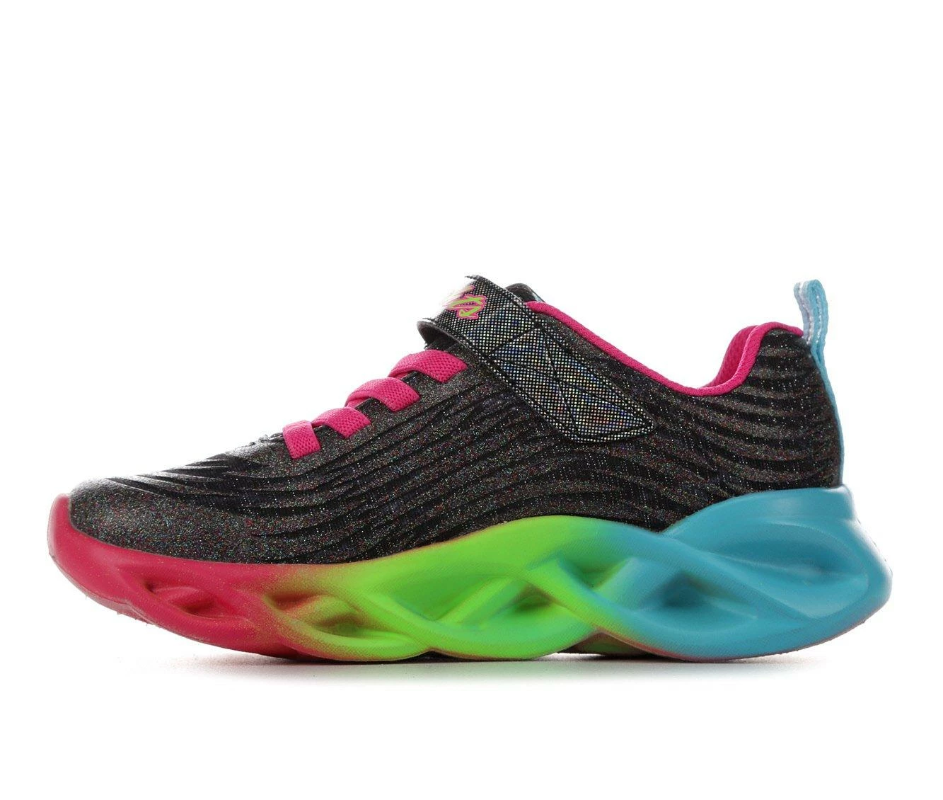Girls' Skechers Little Kid & Big Kid Twisty Brights Light-Up Sneakers - Image 4