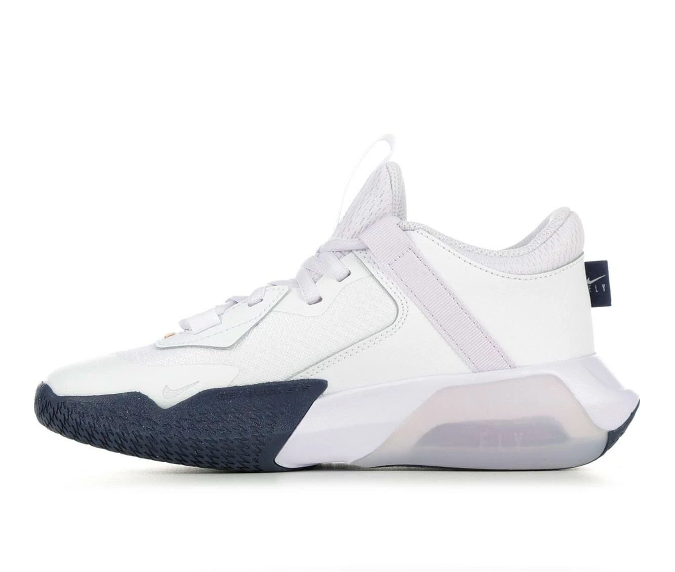 Girls' Nike Big Kid Air Zoom Crossover Basketball Shoes - Image 4