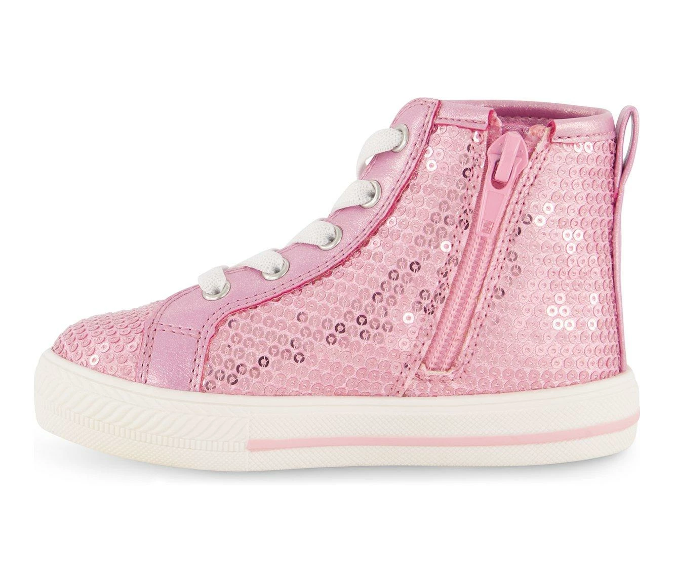 Girls' DKNY Toddler Hannah Sequin High Top Sneakers - Image 4