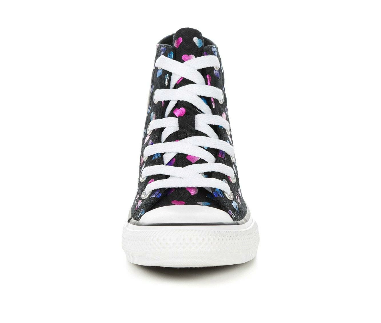 Girls' Converse Little Kid Chuck Taylor All Star Foil Heart Hi Sneakers - Image 5